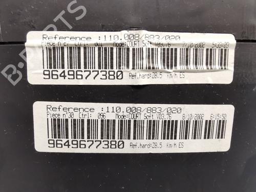 Instrument cluster PEUGEOT 607 (9D, 9U) 3.0 V6 24V | BP26396189C47 