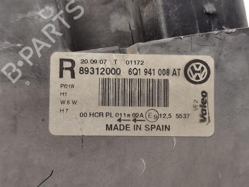 Right headlight VW POLO IV (9N_, 9A_) 1.4 16V | BP28422050C29 