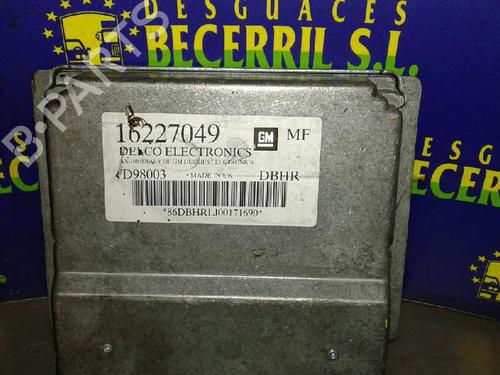 Engine control unit (ECU) OPEL ASTRA G Saloon (T98) 1.6 (F69) | BP8431024M57 