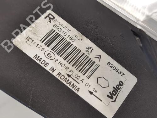 Right headlight CITROËN XSARA PICASSO (N68) 1.6 HDi | BP19654397C29