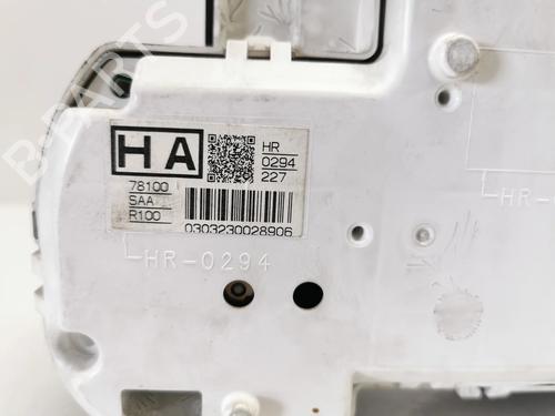 Instrument cluster HONDA JAZZ II (GD_, GE3, GE2) 1.2 i-DSI (GD5, GE2) | BP9108205C47 