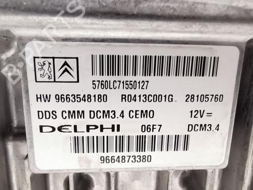 Engine control unit (ECU) PEUGEOT 407 (6D_) 2.0 HDi 135 (6DRHRH, 6DRHRE, 6DRHRG, 6DRHRJ) | BP28078904M57 