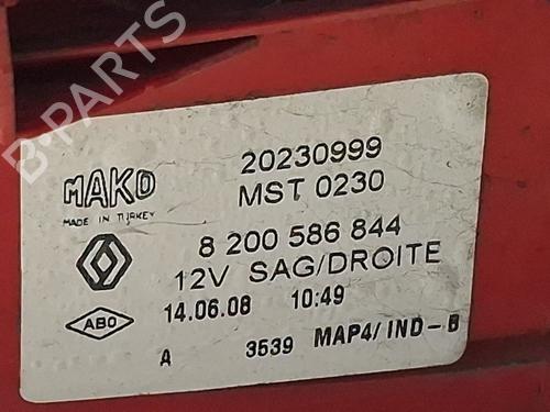 Right taillight RENAULT CLIO III Grandtour (KR0/1_) 1.5 dCi (KR0F) | BP29746086C35 
