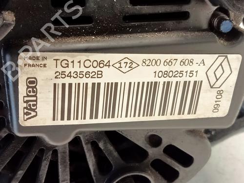 Alternator RENAULT KANGOO / GRAND KANGOO II (KW0/1_)  | BP27867399M7 