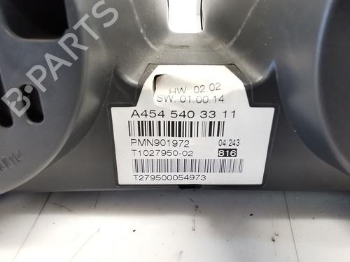 Instrument cluster SMART FORFOUR (454) 1.5 CDI (454.001) | BP29920989C47