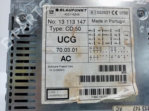 Radio OPEL VECTRA C GTS (Z02) 1.9 CDTI (F68) | BP8485450E6 