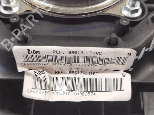 Driver airbag NISSAN QASHQAI / QASHQAI +2 I (J10, NJ10, JJ10E) 2.0 All-wheel Drive | BP15253920C9 