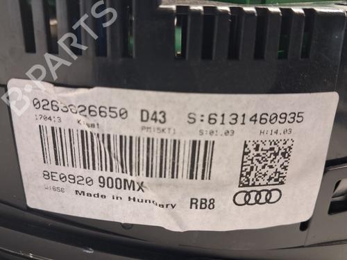 Instrument cluster AUDI A4 B6 (8E2) 1.9 TDI | BP28608356C47