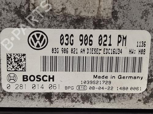 Engine control unit (ECU) VW GOLF V (1K1) 1.9 TDI | BP39695362M57 - Image 2