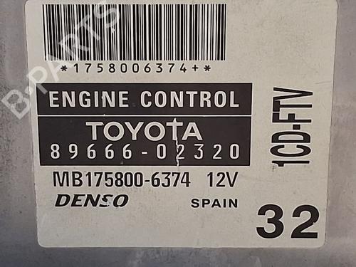 Engine control unit (ECU) TOYOTA COROLLA (_E12_) 2.0 D-4D (CDE120R, CDE120L_) | BP38732451M57 - Image 2