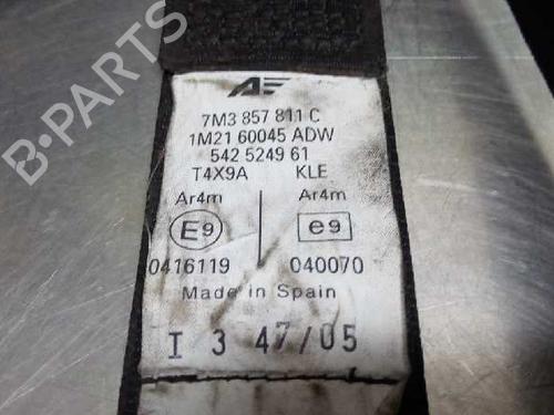 Rear left seatbelt SEAT ALHAMBRA (7V8, 7V9) 2.0 TDI | BP8450410I29 