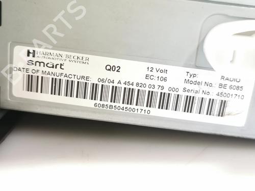 Bilradio SMART FORFOUR (454)  | BP17653098E6 