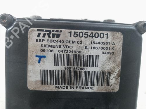 ABS pump PEUGEOT 407 (6D_) 2.0 (6DRFNB, 6DRFNE) | BP8475862M43 