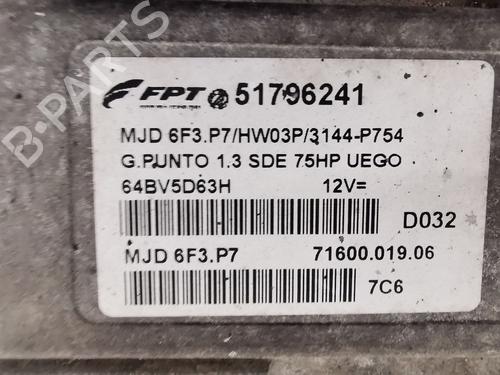 Engine control unit (ECU) FIAT GRANDE PUNTO (199_) 1.3 D Multijet | BP36411958M57 - Image 4