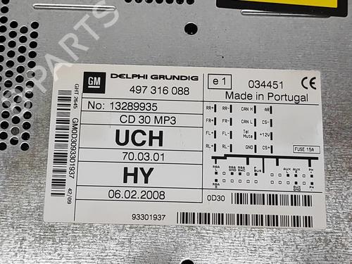 Radio OPEL ASTRA H (A04) 1.7 CDTI (L48) | BP10740377E6 