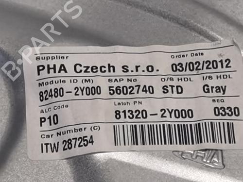 Front right window mechanism HYUNDAI ix35 (LM, EL, ELH) 1.7 CRDi | BP29130551C23 