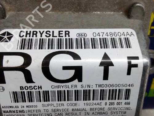ECU airbags CHRYSLER VOYAGER / GRAND VOYAGER IV (RG) 2.5 CRD | BP8449276M53 