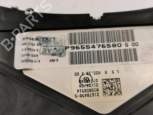 Instrument cluster PEUGEOT 307 Break (3E) 2.0 HDI 90 | BP12456945C47 