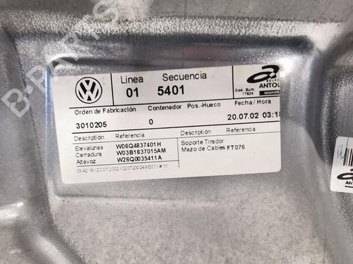 Front left window mechanism VW POLO IV (9N_, 9A_) 1.4 16V | BP29508811C22 