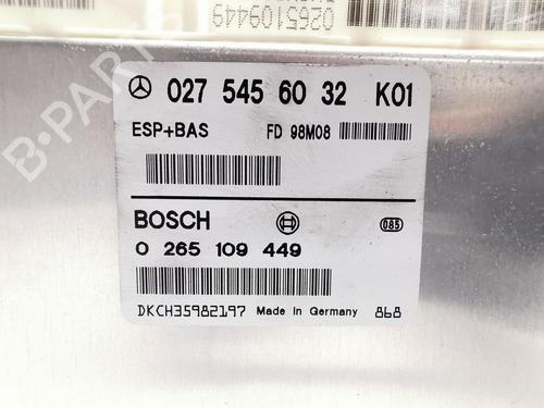 Engine control unit (ECU) MERCEDES-BENZ A-CLASS (W168)  | BP27680694M57 