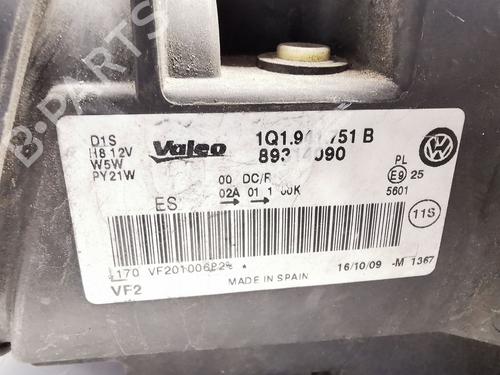 Left headlight VW EOS (1F7, 1F8) 2.0 TDI 16V | BP33737012C28 - Image 3