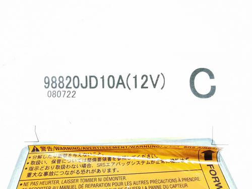 Steuergerät Airbag NISSAN QASHQAI I (J10, NJ10) 2.0 dCi All-wheel Drive | BP30934468M53