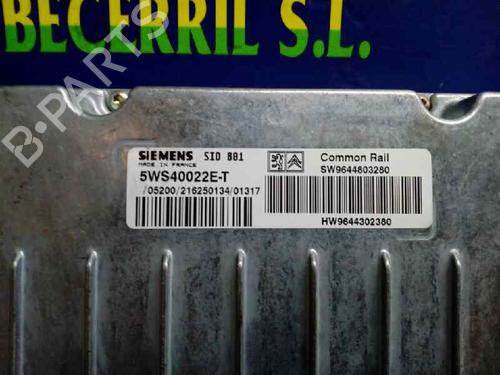 Engine control unit (ECU) CITROËN C5 I (DC_) 2.0 HDi (DCRHYB) | BP8454802M57 