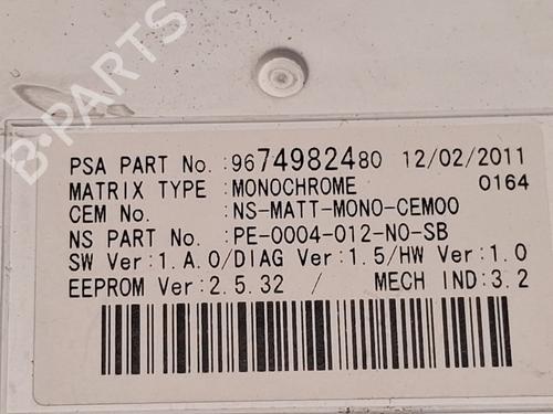 Instrument cluster PEUGEOT 3008 I MPV (0U_) 2.0 HDi | BP29869823C47 