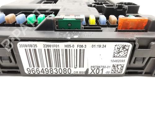 Fuse box PEUGEOT 207 (WA_, WC_) 1.4 HDi | BP29586316E1