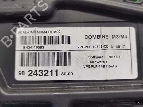 Instrument cluster CITROËN C-ELYSEE (DD_) 1.6 HDI 92 | BP37089885C47 - Image 3
