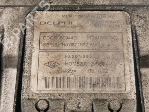Engine control unit (ECU) RENAULT CLIO II (BB_, CB_)  | BP21092385M57 