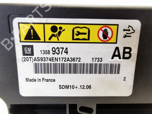 ECU airbags OPEL ASTRA J (P10)  | BP28002548M53 