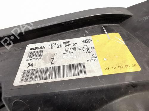 Right headlight NISSAN QASHQAI I (J10, NJ10) 1.6 | BP30109061C29 