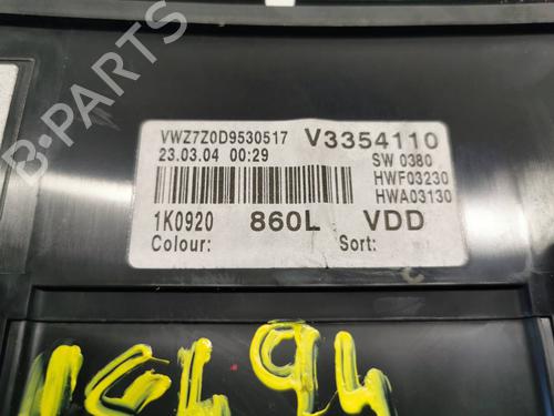 Instrument cluster VW GOLF V (1K1)  | BP21117247C47 