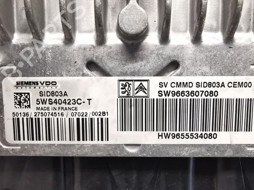 Engine control unit (ECU) PEUGEOT 407 (6D_) 2.0 HDi 135 (6DRHRH, 6DRHRE, 6DRHRG, 6DRHRJ) | BP33854706M57 - Image 3