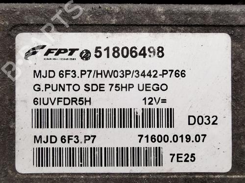 Engine control unit (ECU) FIAT GRANDE PUNTO (199_) 1.3 D Multijet | BP36185368M57 - Image 3