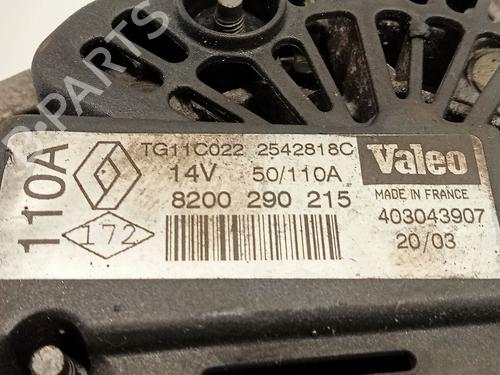 Alternator RENAULT MEGANE II (BM0/1_, CM0/1_)  | BP26708508M7 