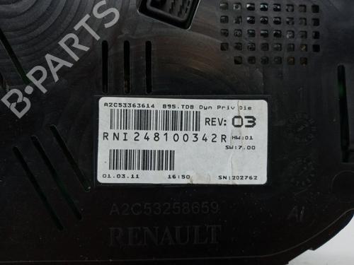 Instrument cluster RENAULT MEGANE III Hatchback (BZ0/1_, B3_) 1.5 dCi (BZ09, BZ0D, BZ1W, BZ29, BZ14) | BP8798368C47 