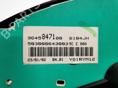 Instrument cluster PEUGEOT 206 Hatchback (2A/C) 1.6 16V | BP25347329C47 