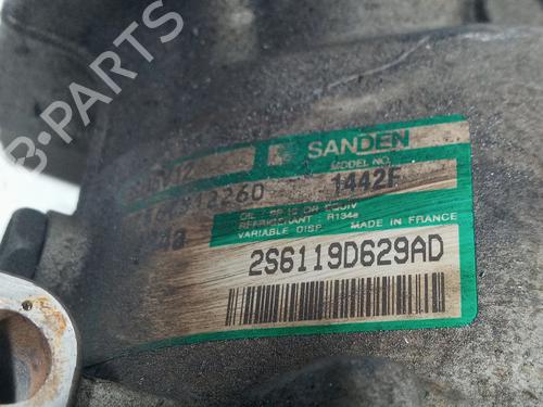 AC compressor FORD FIESTA V (JH_, JD_) 1.4 TDCi | BP8486112M34 