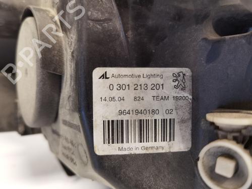 Left headlight PEUGEOT 407 (6D_)  | BP29308030C28 