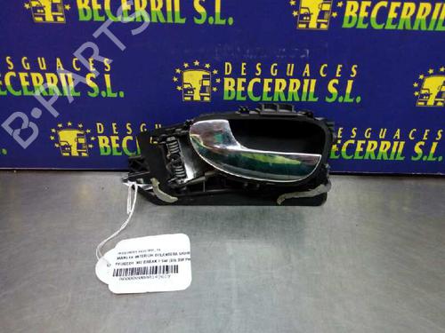 Used Front left interior door handle PEUGEOT 307 Break (3E) [2002-2009]  9264674