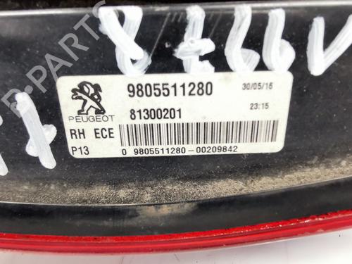 Right tailgate light PEUGEOT 3008 II SUV (MC_, MR_, MJ_, M4_) 1.2 THP/ PureTech 130 (MRHNSM, MRHNSU, MRHNSJ, MRHNYW,... | BP29736286C80 