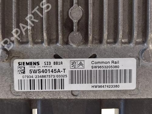 Engine control unit (ECU) PEUGEOT 307 (3A/C)  | BP18437128M57 