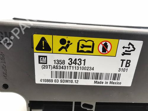 ECU airbags OPEL INSIGNIA A (G09)  | BP21811191M53 