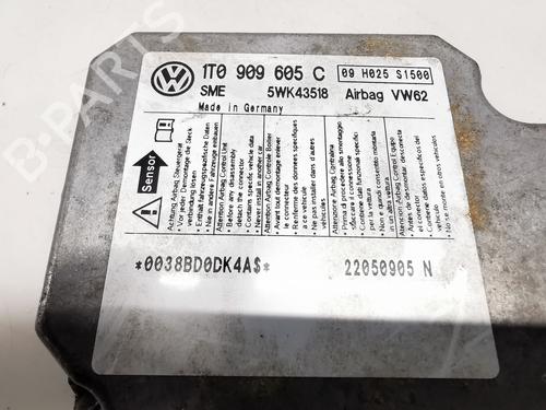 Kollisjonspute styreenhet VW TOURAN (1T1, 1T2) 1.9 TDI | BP22762319M53 