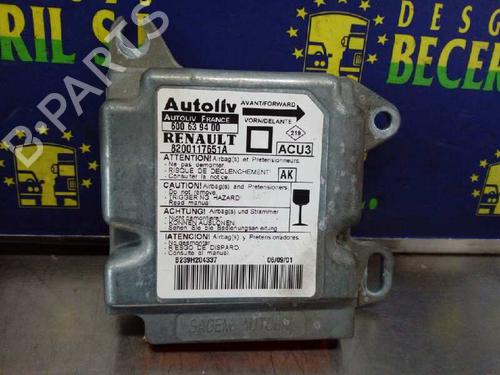 Kollisjonspute styreenhet RENAULT MEGANE I (BA0/1_) 1.9 dTi (BA1U) (80 hp) 8460258