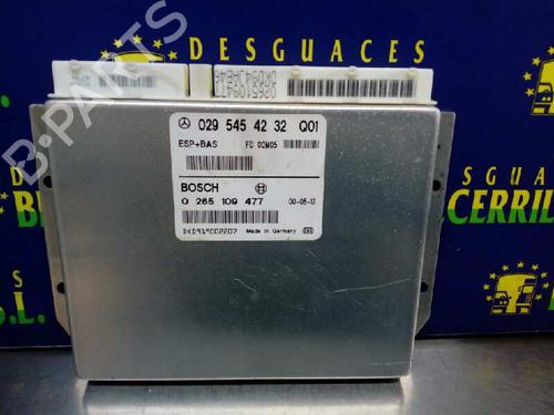 Used Control unit MERCEDES-BENZ A-CLASS (W168) A 140 (168.031, 168.131) (82 hp) 8443017