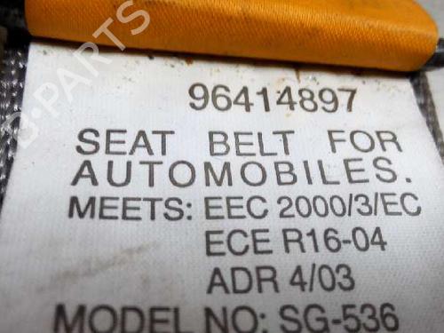 Front right seatbelt CHEVROLET LACETTI (J200) 2.0 D | BP8718749I25 