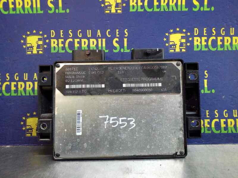 Calculateur Moteur Lucas Pour Peugeot 306 1.9D - Pièce D'origine - Occasion